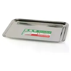 Vassoio bordato Inox (40x31cm) TENDER PROFESSIONAL Cromo 53827240 - immagine 1