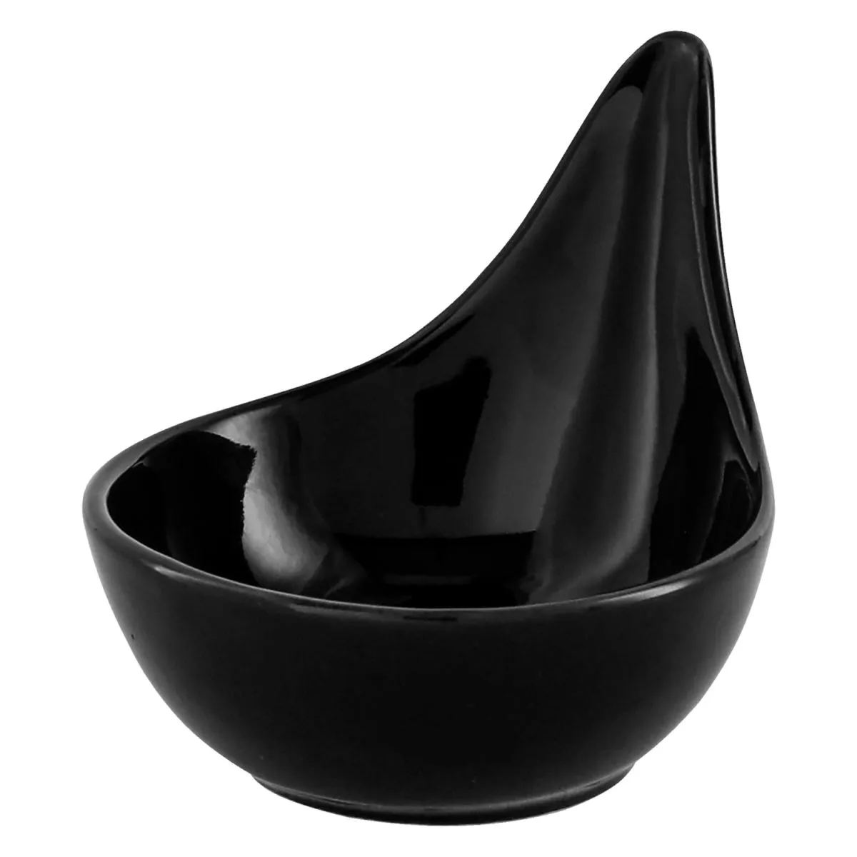 12x VEGA Mini ciotolina Goccia; 60 ml, 8.8x6.8x6.3 cm (LxLxH); nero; 12 pz. / Pacco - immagine 1