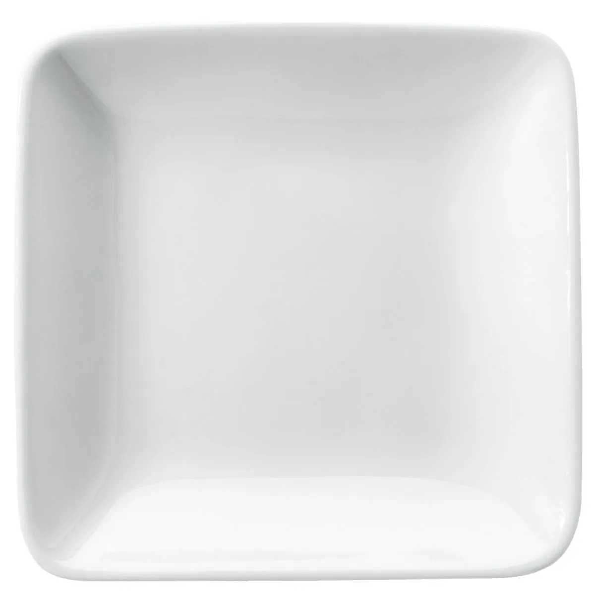 6x VEGA Piatto Damasco quadrato; 22x22x3 cm (LxLxH); bianco; quadrata; 6 pz. / Pacco - immagine 1