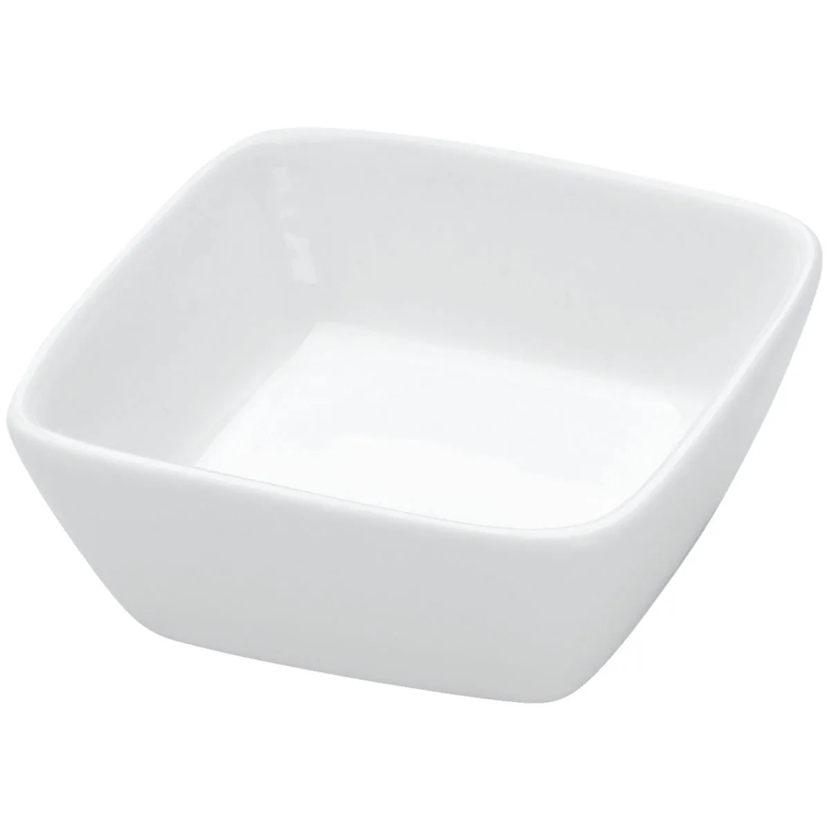 12x VEGA Mini ciotolina Telko; 70 ml, 7x7x3 cm (LxLxH); bianco; quadrata; 12 pz. / Pacco - immagine 1
