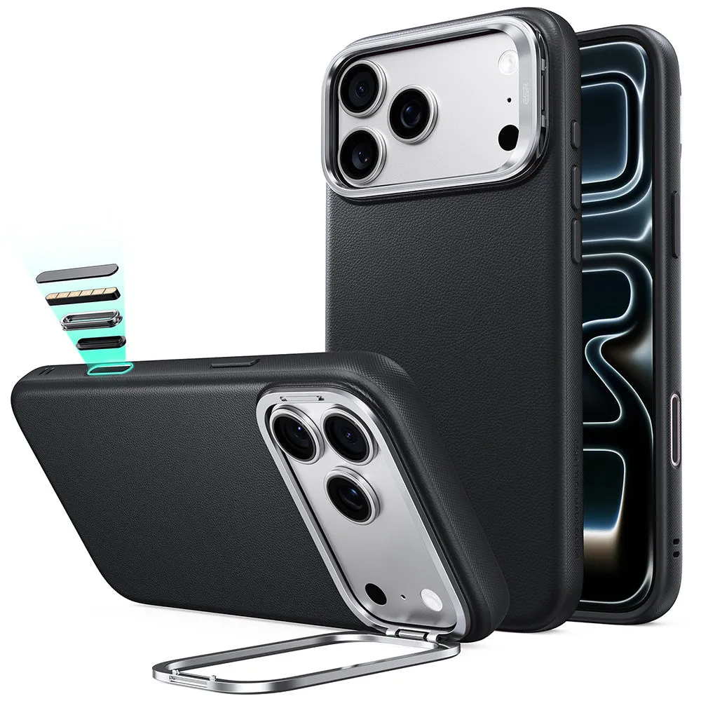 Custodia MagSafe per Apple iPhone 18 Pro / 17 Pro, ESR, Atelier con Supporto, Nera - immagine 1