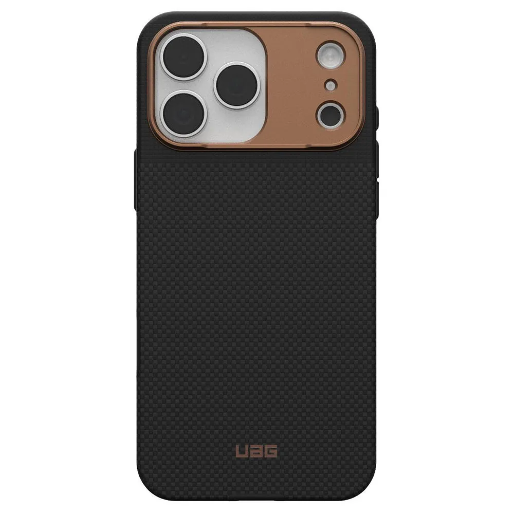 Custodia MagSafe per Apple iPhone 17 Pro, Urban Armor Gear, Fibr Armr, Nero Bronzo - immagine 1