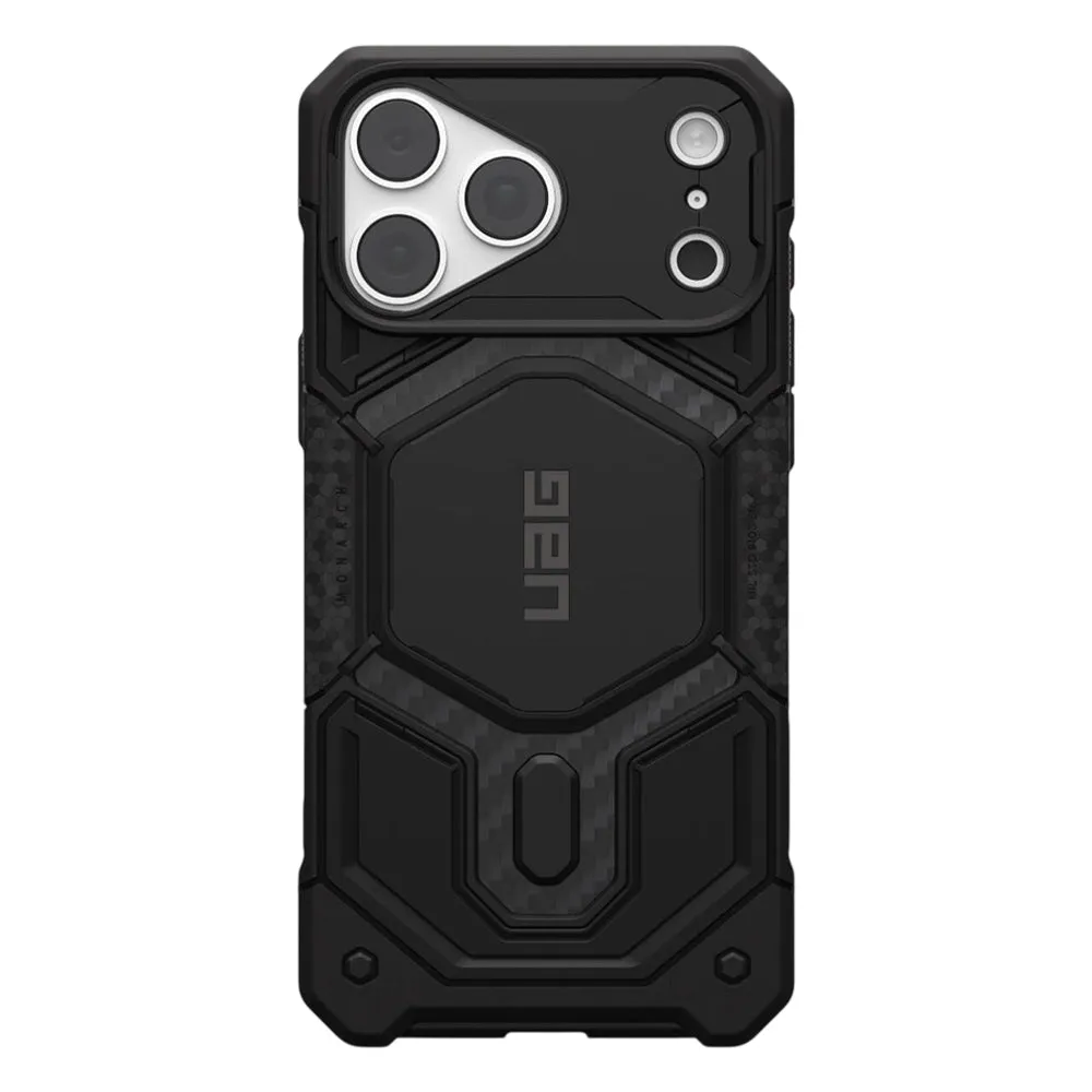 Custodia MagSafe per Apple iPhone 18 Pro Max / 17 Pro Max, Urban Armor Gear, Monarch Pro Carbon, Nera - immagine 1