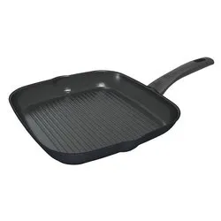 Bistecchiera Alluminio antiaderente Thermopoint (28x28cm) CERVIA Nero 1011441 - immagine 1