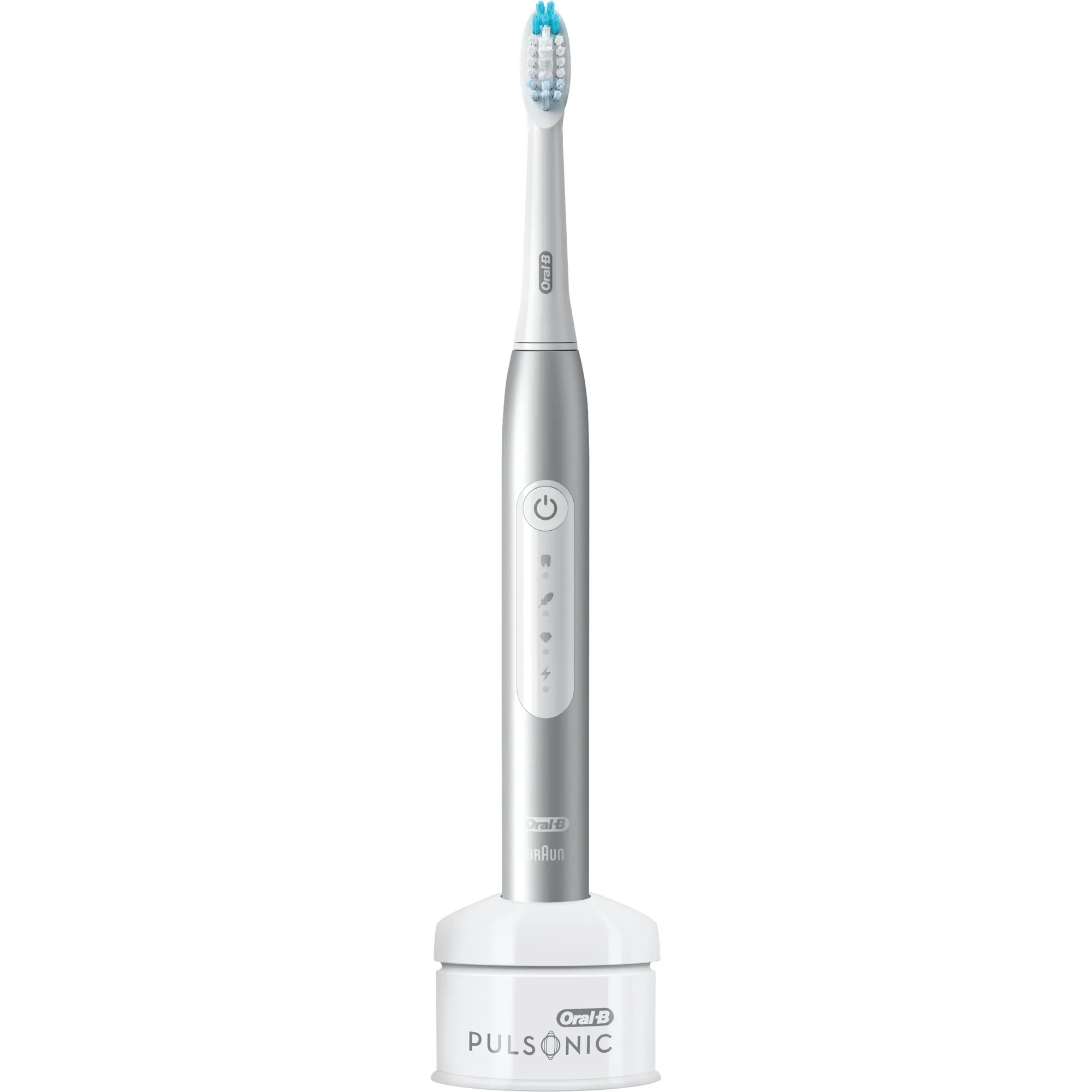 Pulsonic Slim Luxe 4000 Adulto Spazzolino elettrico sonico Platino, Spazzolino da denti elettrico - immagine 1
