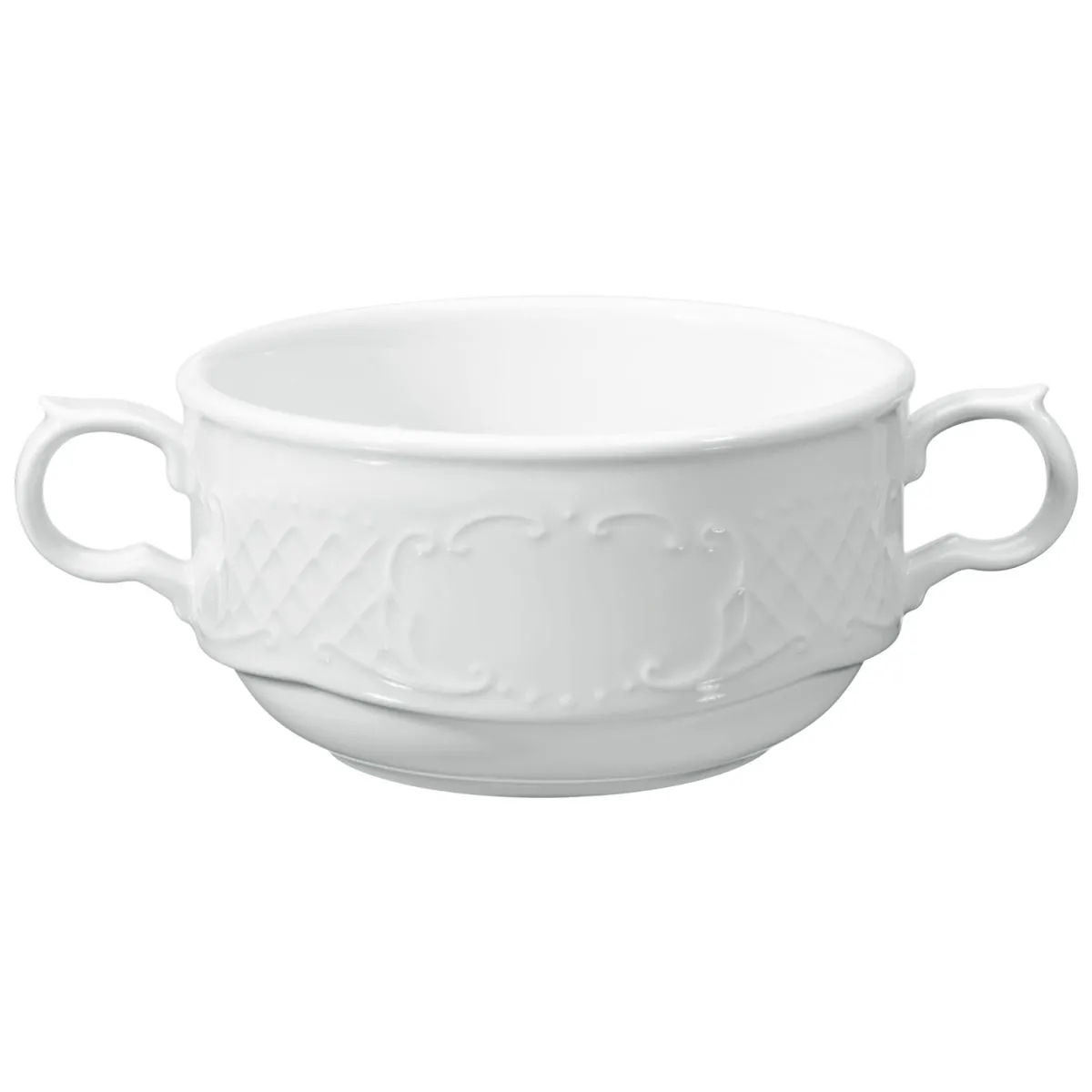 6x VEGA Tazza consommè Minuetto; 300 ml, 10x5.4 cm (ØxH); bianco; rotonda; 6 pz. / Pacco - immagine 1