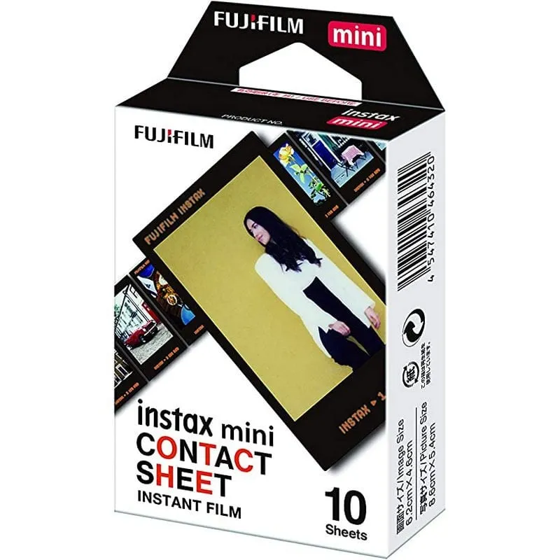 Carta fotografica Fujifilm Instant Film Shot Contact Sheet per fotocamere Instax Mini - immagine 1