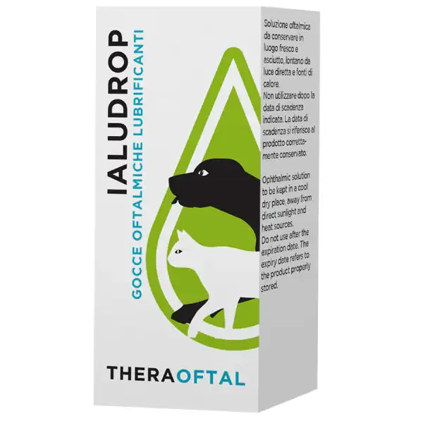 TheraPet by BioForLife Theraoftal Ialudrop Gocce oculari lubrificanti per cani e gatti 10 ml - immagine 1