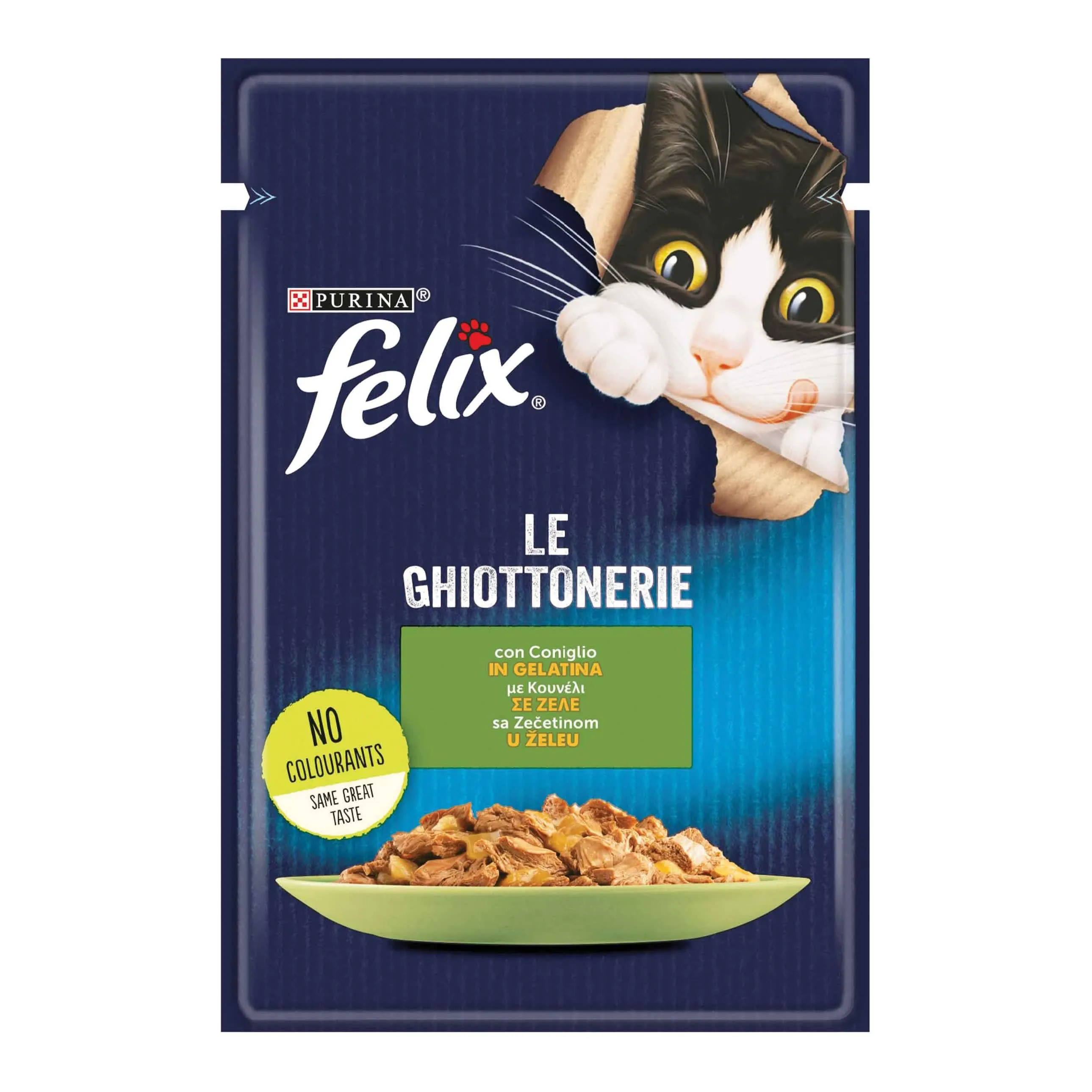 Felix le ghiottonerie coniglio in gelatina 85 g - immagine 1
