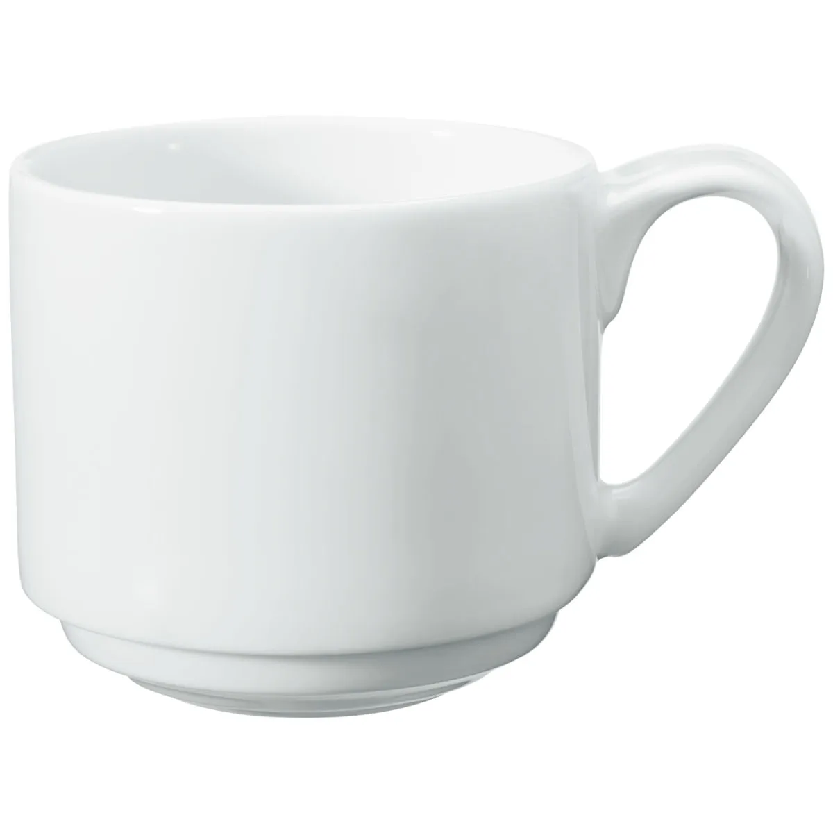 6x VEGA Tazza cappuccino Pallais impilabile; 200 ml, 7.4x7 cm (ØxH); bianco; rotonda; 6 pz. / Pacco - immagine 1