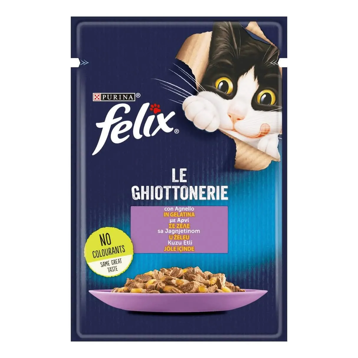 Felix le ghiottonerie agnello in gelatina 85 g - immagine 1