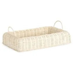Vassoio Decor Rattan (45x30cm) IRELE Beige 0414201 - immagine 1