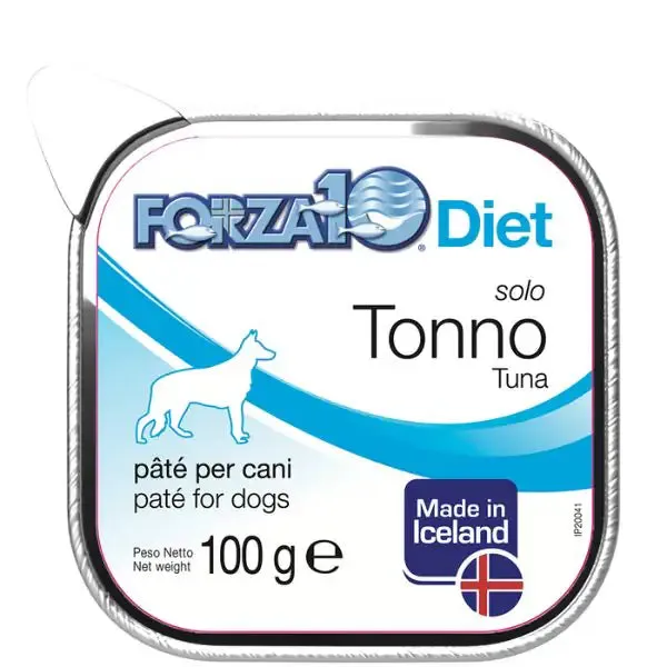 Forza10 Diet Solo patè monoproteico per cani 100 gr Tonno - Umido monoproteico cane - immagine 1