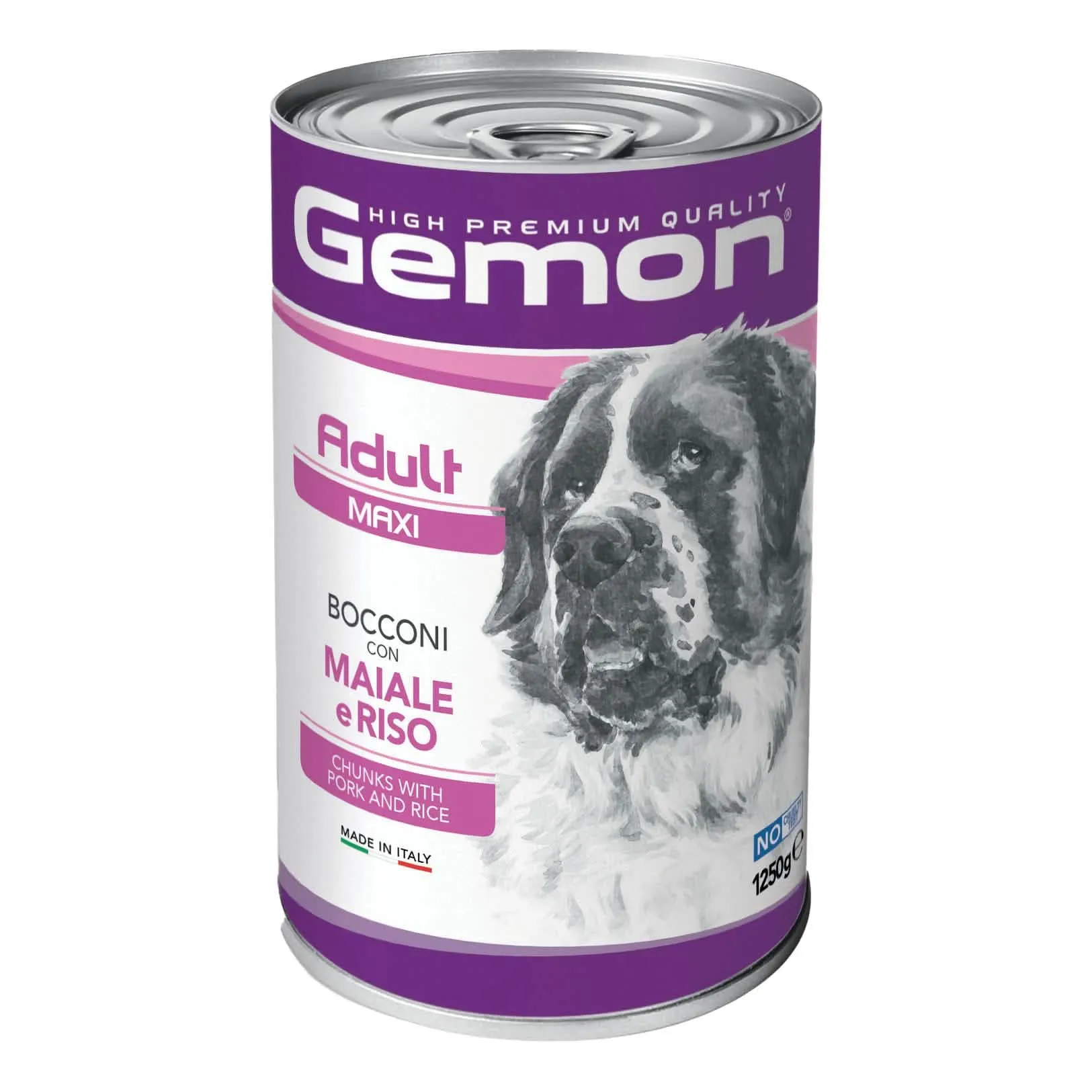 Gemon adult maxi bocconi con maiale e riso 150 g - immagine 1