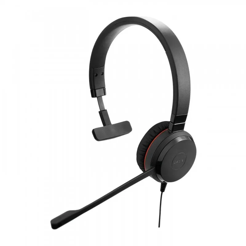 Jabra Evolve 20SE UC Mono Auricolare Cablato A Padiglione Ufficio USB tipo A Bluetooth Nero - immagine 1