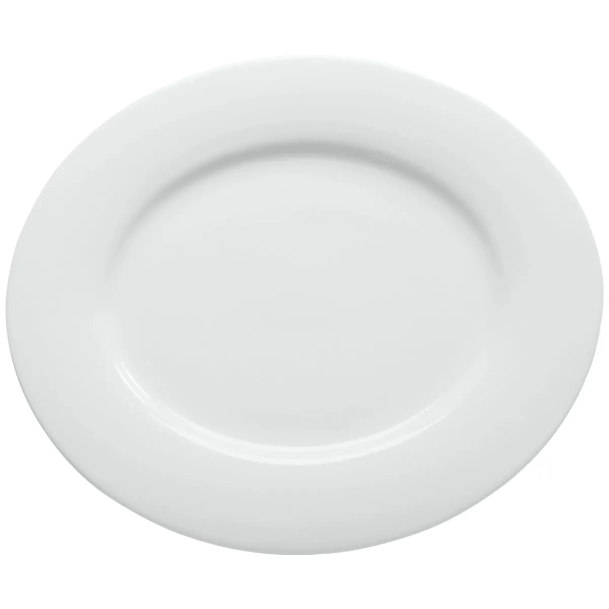 4x VEGA Piatto Pallais; 27x23x2.5 cm (LxLxH); bianco; ovale; 4 pz. / Pacco - immagine 1