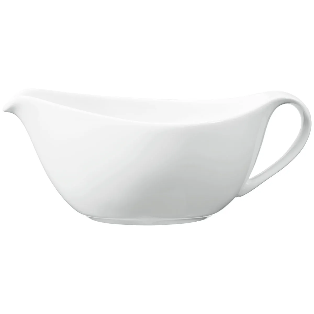 4x VEGA Salsiera Pallais; 650 ml, 19x10.5x7.7 cm (LxLxH); bianco; ovale; 4 pz. / Pacco - immagine 1