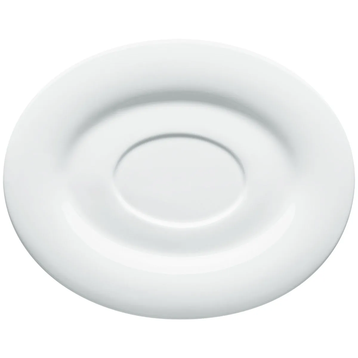 4x VEGA Piattino per salsiera Pallais; 24.5x19.5 cm (LxL); bianco; ovale; 4 pz. / Pacco - immagine 1