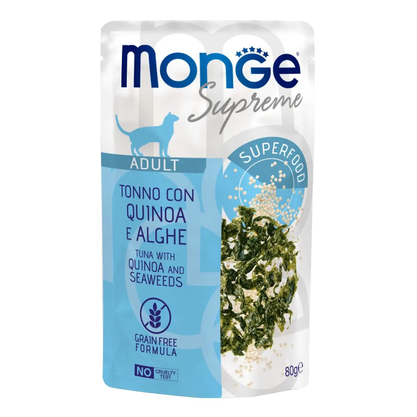 Monge buste supreme adult tonno quinoa alghe 80 g - immagine 1