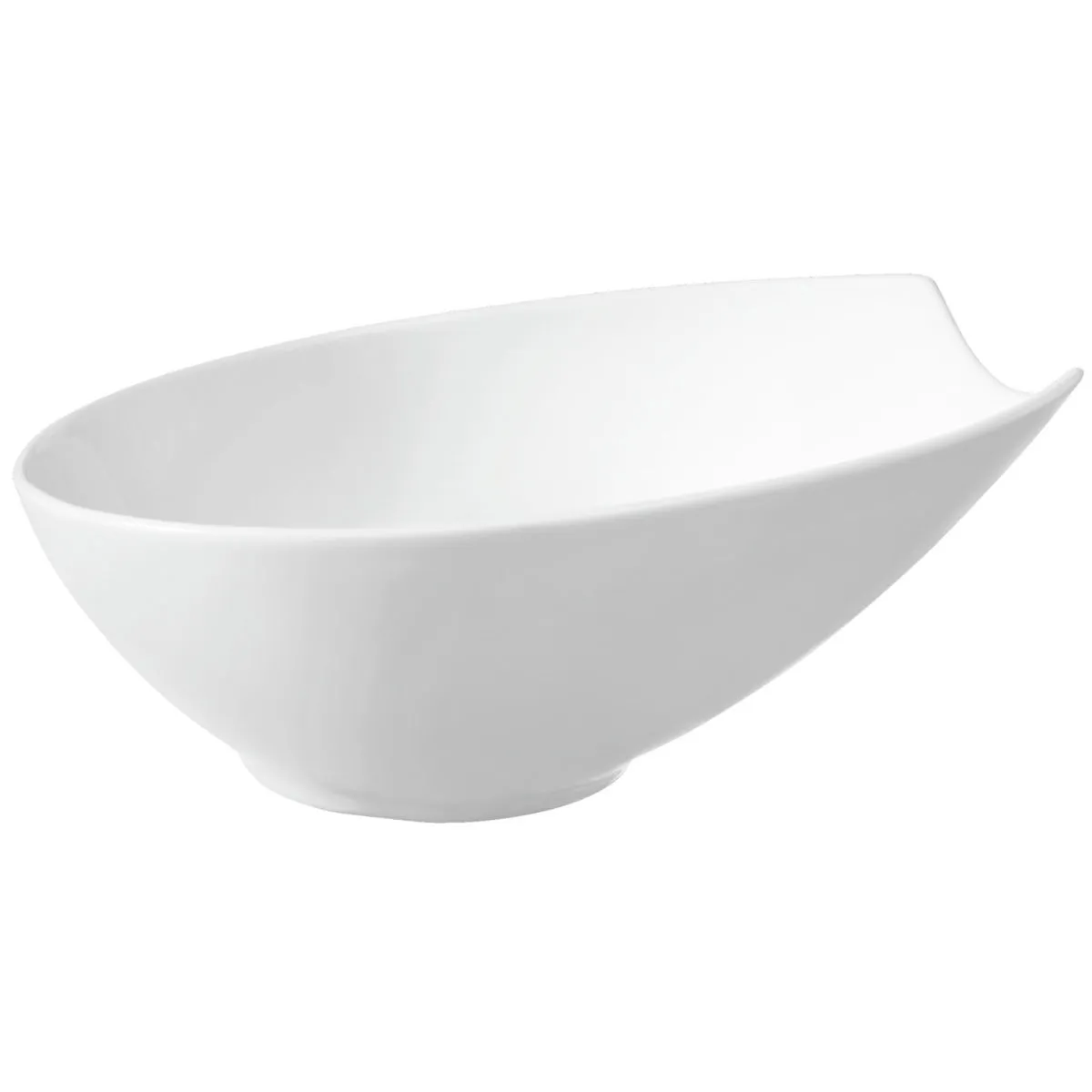 4x VEGA Ciotola Contrast ovale; 900 ml, 20.5x18.5x9 cm (LxLxH); bianco; ovale; 4 pz. / Pacco - immagine 1