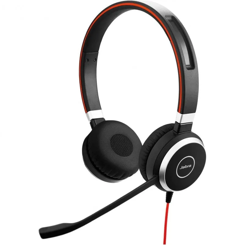 Jabra Evolve 40 UC Stereo Auricolare Cablato A Padiglione Ufficio USB tipo A Nero - immagine 1