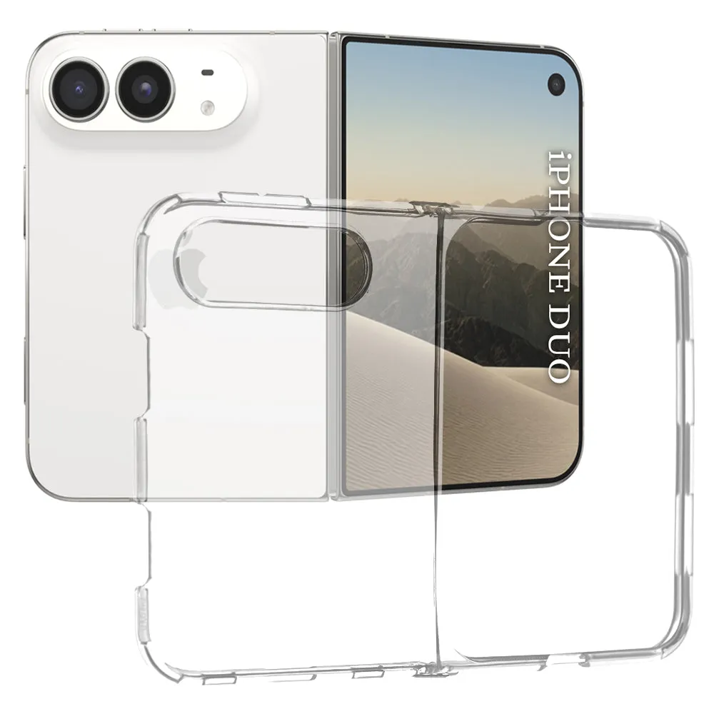 Custodia per Apple iPhone Duo, Techsuit, Chiara, Trasparente - immagine 1