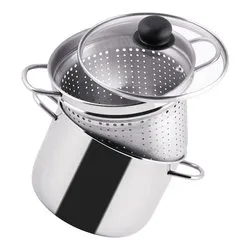 Cuoci pasta Inox (20cm) PASTISSIMA coperchio vetro 656 20 - immagine 1