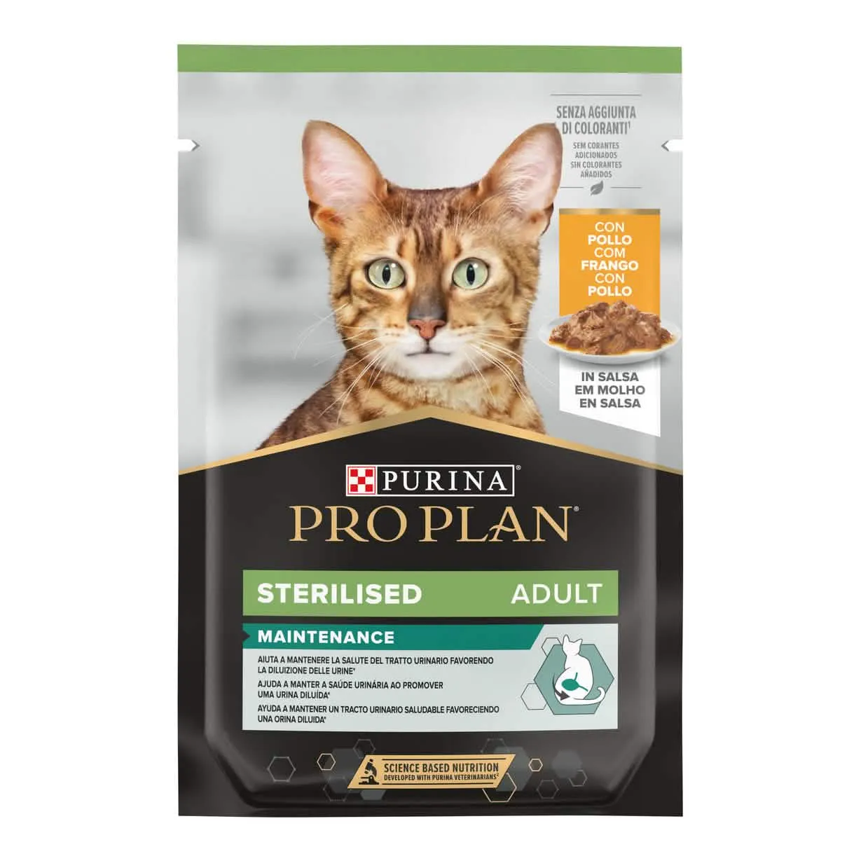 Pro plan wc sterilised teneri pezzetti in salsa con pollo 85 g - immagine 1
