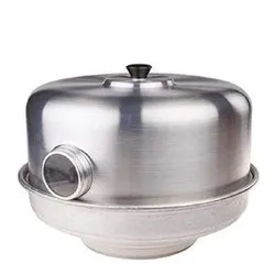 Fornetto (35cm) Alluminio con occhio e spargifiamma FAMILY Silver COALFORNOOCCHIO35 - immagine 1