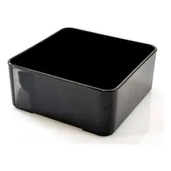 Coppetta Plastica (15cm) quadra BUFFET 2.0 Nero 7316 - immagine 1
