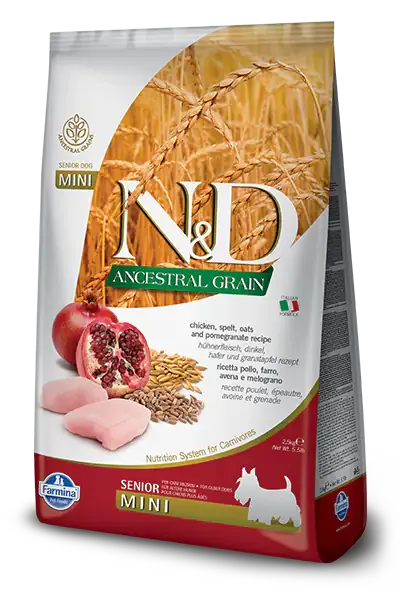 Farmina N&D Ancestral Grain Senior Mini 2,5 kg - Croccantini per cani - immagine 1
