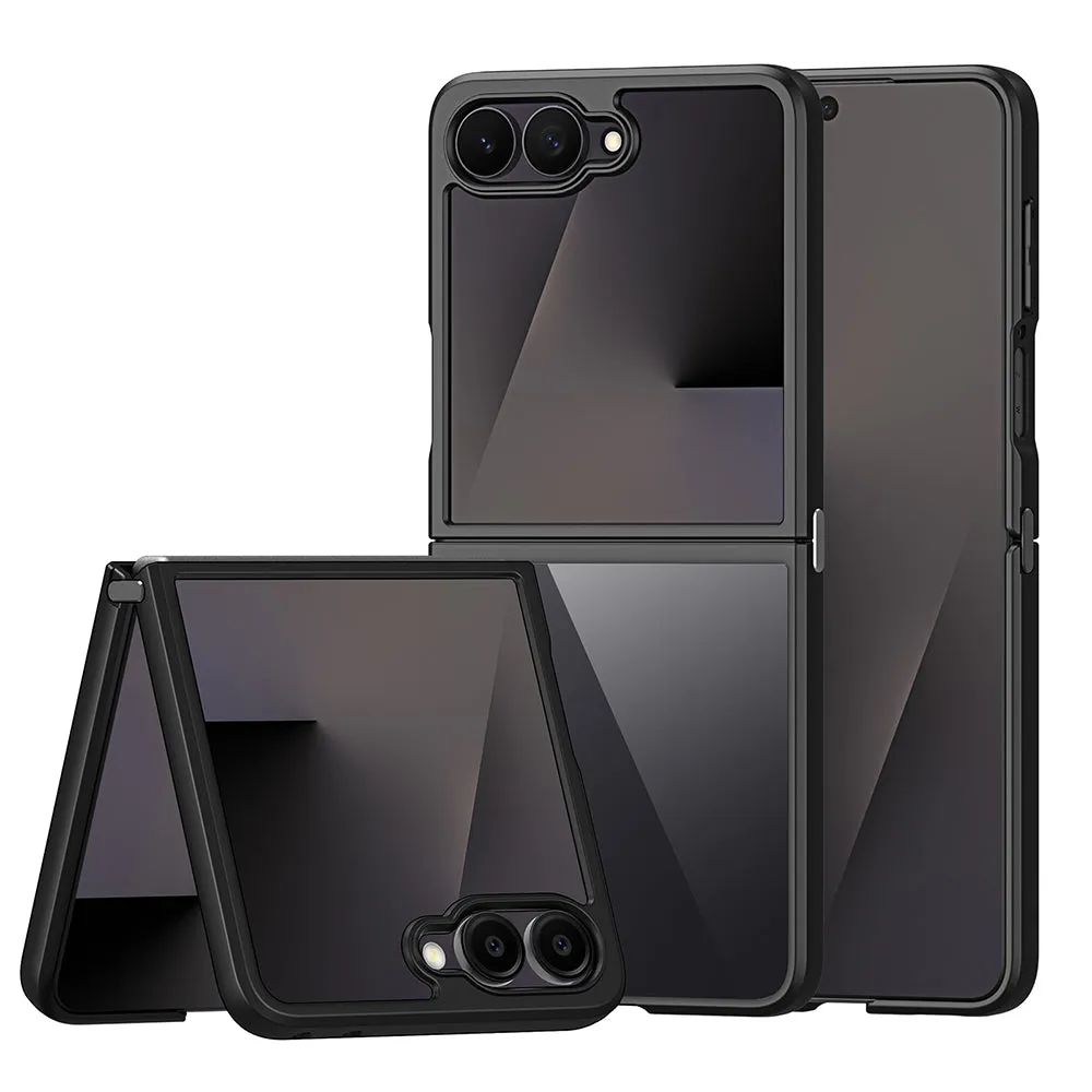 Custodia per Samsung Galaxy Z Flip8 F776, DUX DUCIS, Aimo, Nera - immagine 1