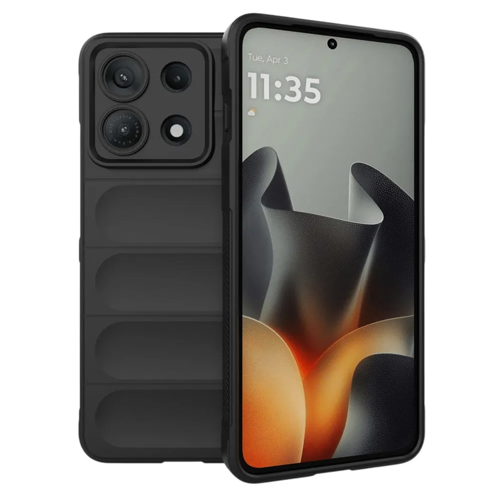 Custodia per Motorola Edge 70 Max, Techsuit, Magic Shield, Nera - immagine 1