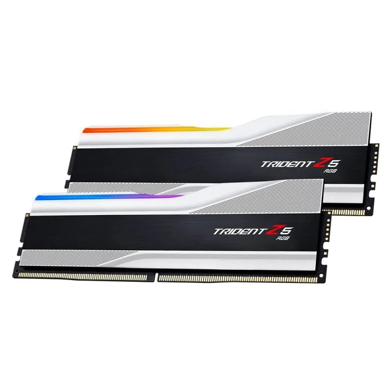 G.Skill Trident Z5 RGB Argento DDR5 6400 MHz 32 GB 2x16 GB CL39 - immagine 1