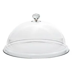 Coprivivande cupola (35x18cm) CRYSTAL Trasparente 27250350SAN - immagine 1