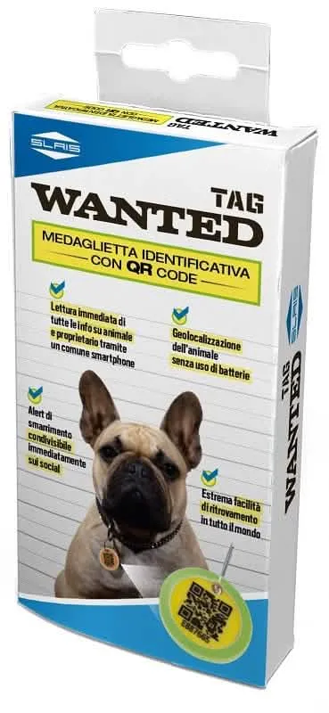 Wanted tag medaglietta id qr code - immagine 1