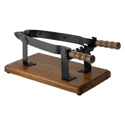 Porta prosciutto a morsa (46x26cm) Mogano e Nero 110 - immagine 1