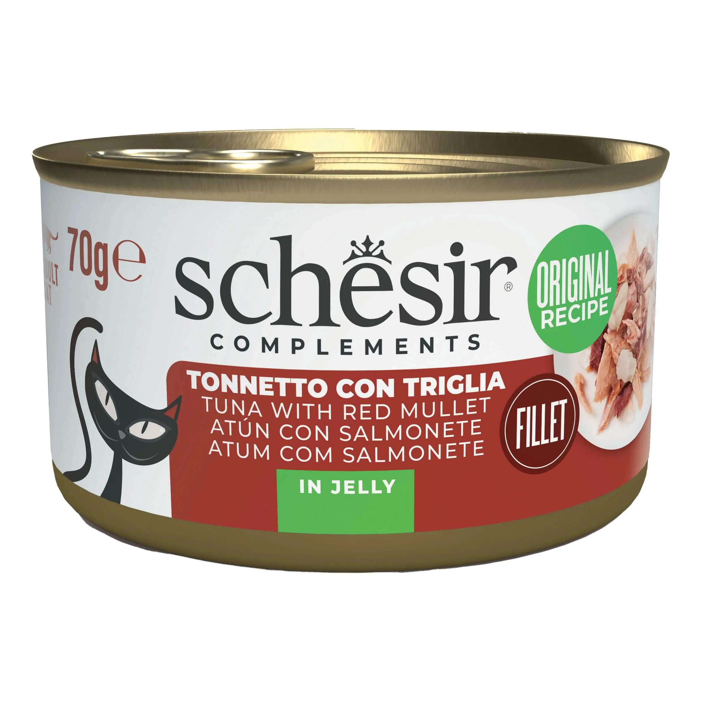 Schesir cat tonnetto con triglia lattina 70 g - immagine 1
