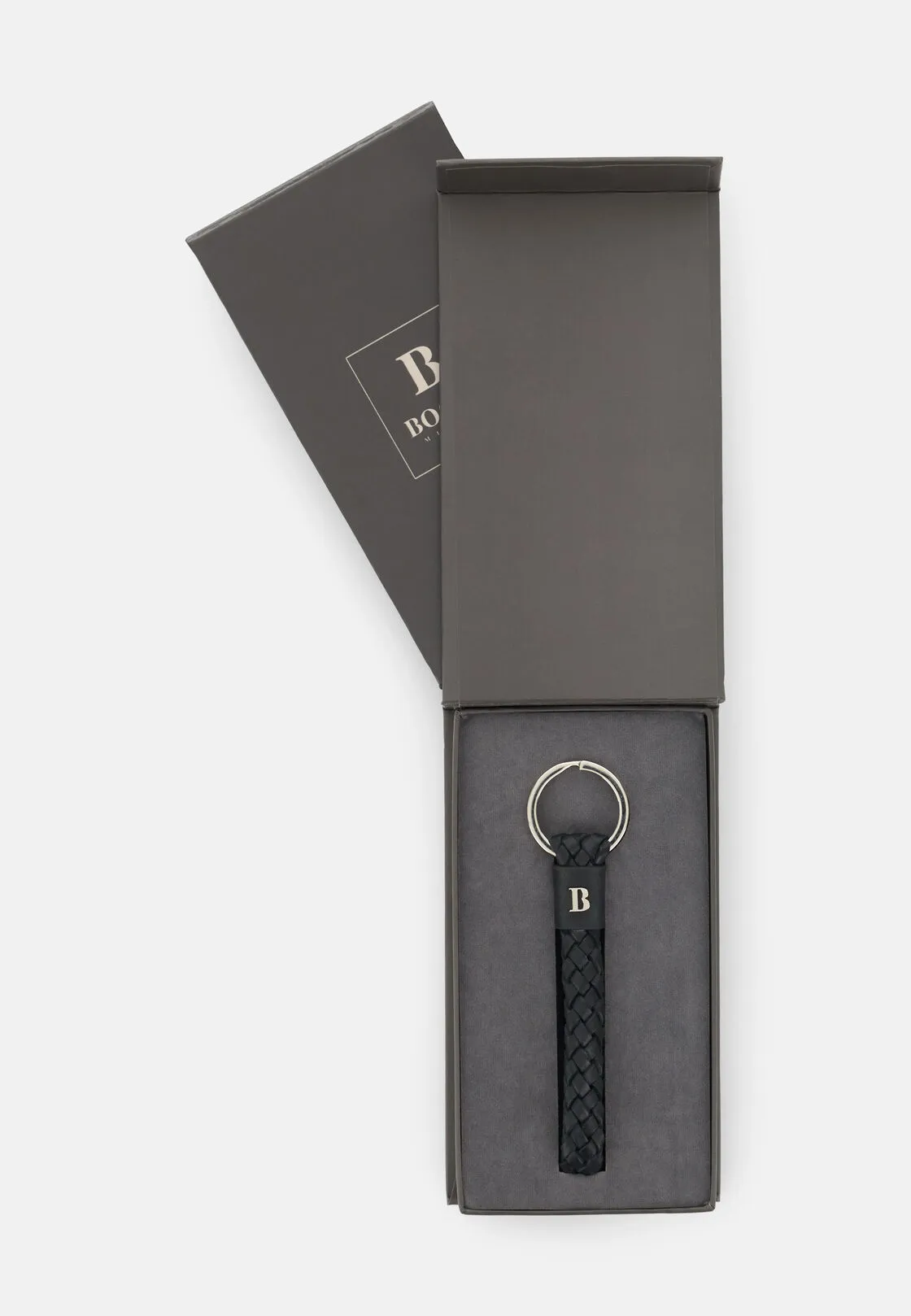 Boggi, Porta Chiavi In Pelle Con Cofanetto Regalo, Uomo, Nero - immagine 4