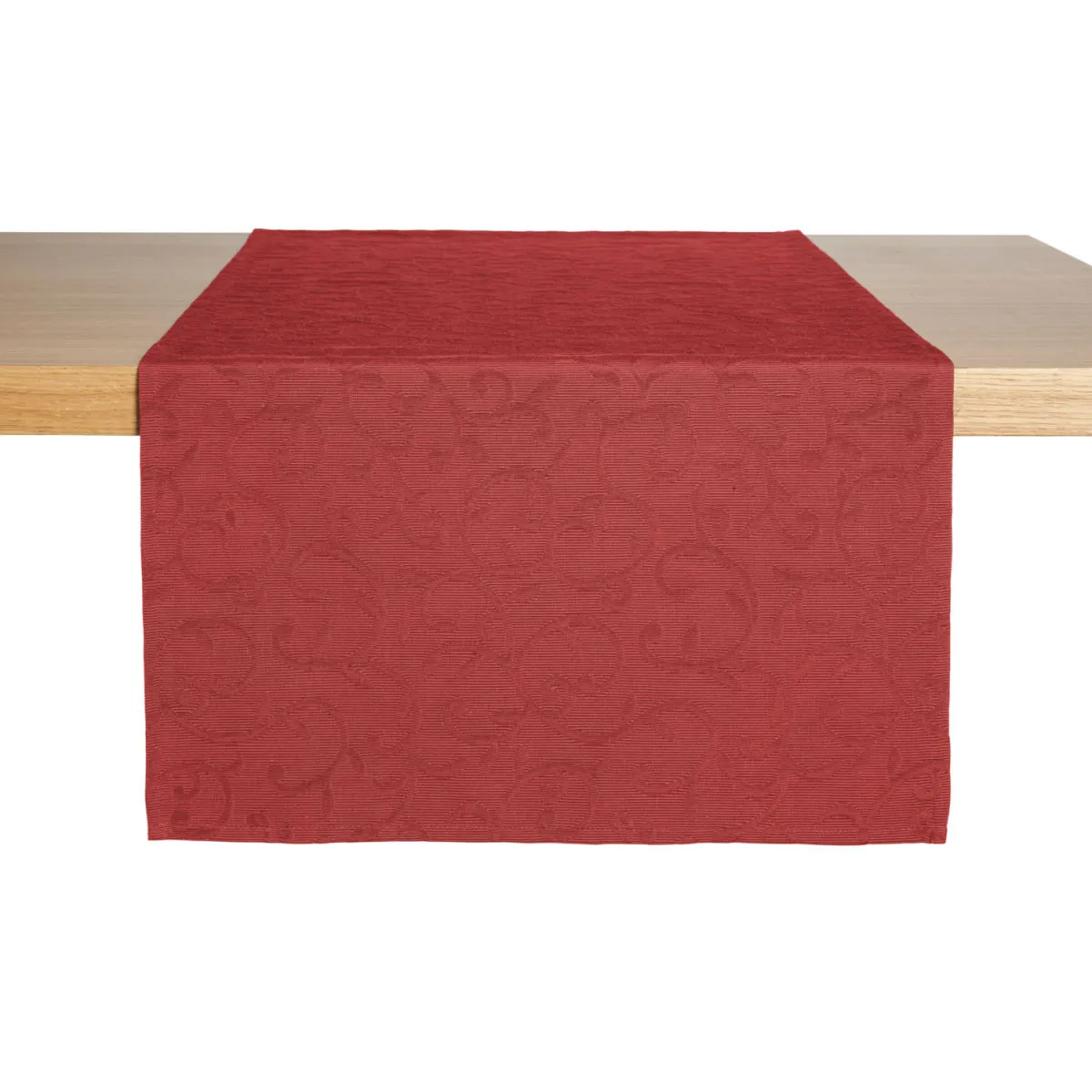ERWIN M. Runner tavola Biella; 40x130 cm (LxL); borgogna; rettangolare - immagine 1