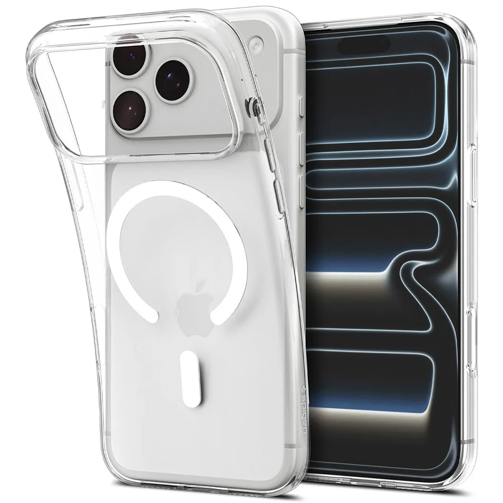 Custodia MagSafe per Apple iPhone 18 Pro Max / 17 Pro Max, Spigen, Liquid Crystal, Trasparente Bianca ACS12143 - immagine 1