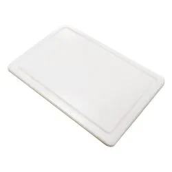 Tagliere Plastica (30x20cm) professionale con scanalatura Bianco BIS20 003020 020 - immagine 1