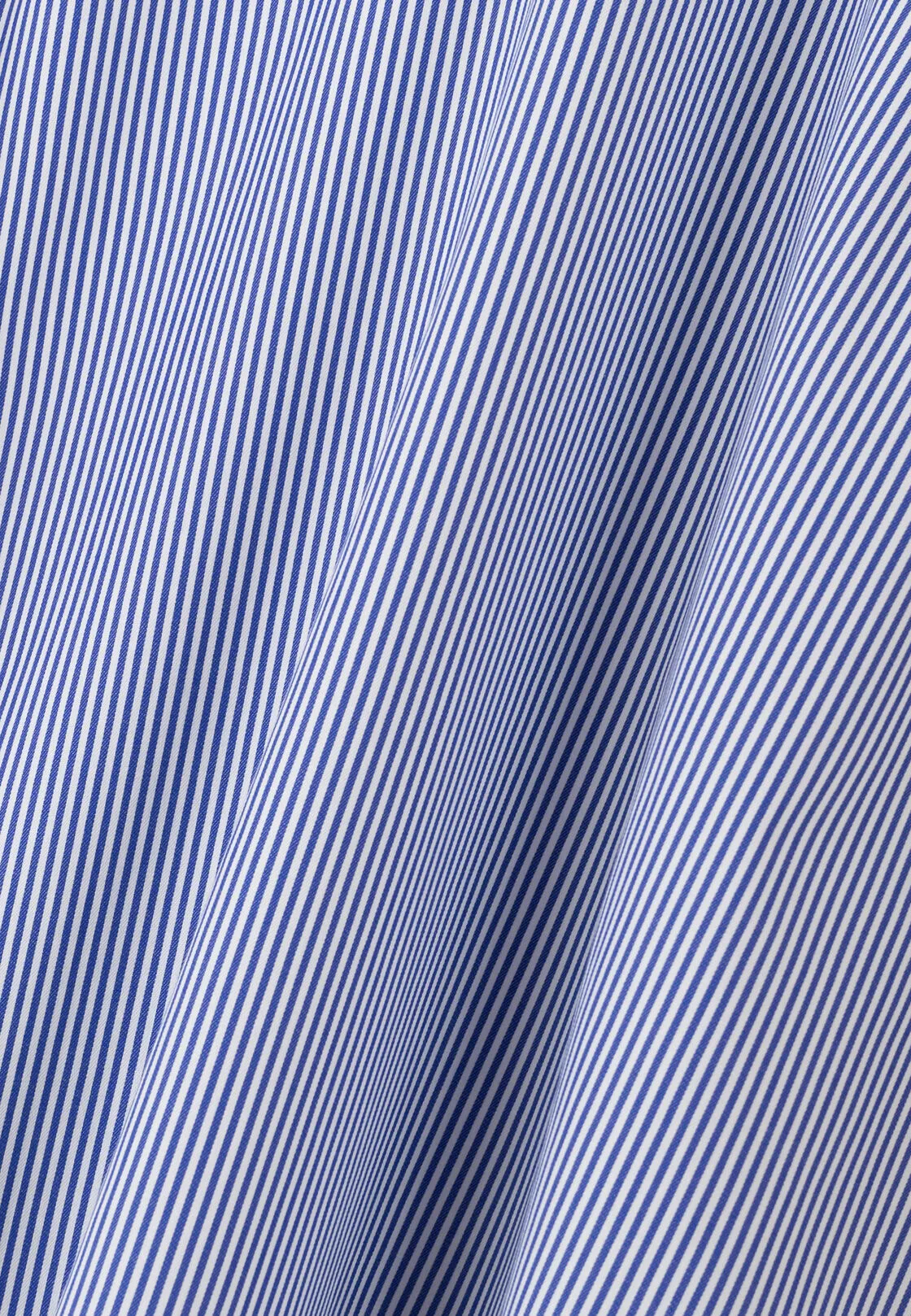 Boggi, Camicia A Righe In Twill Di Cotone Regular Fit, Uomo, Blu, Taglia: 41 - immagine 5