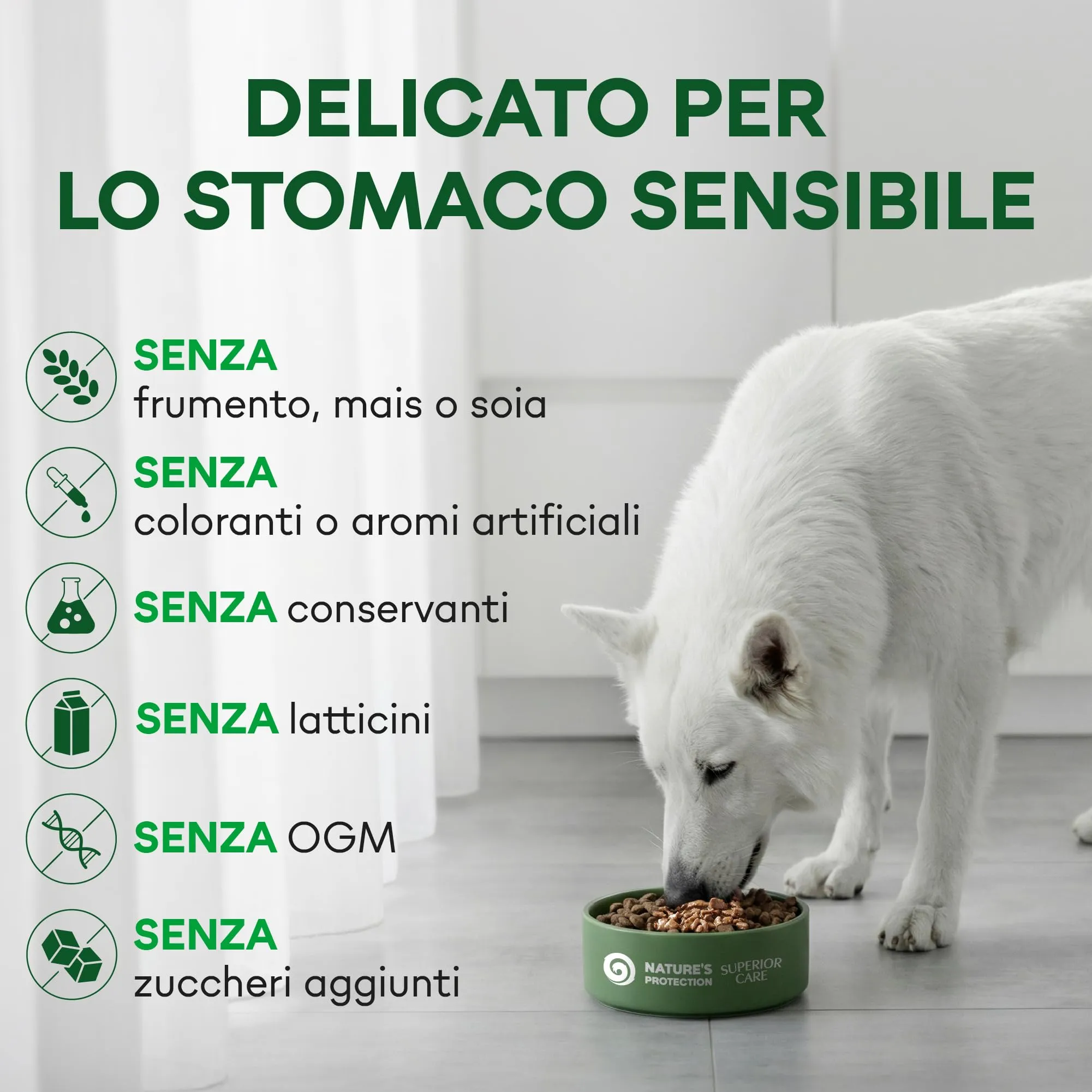 Nature's Protection Superior Care Umido cani, Pesce bianco 12 x 85 g - immagine 5