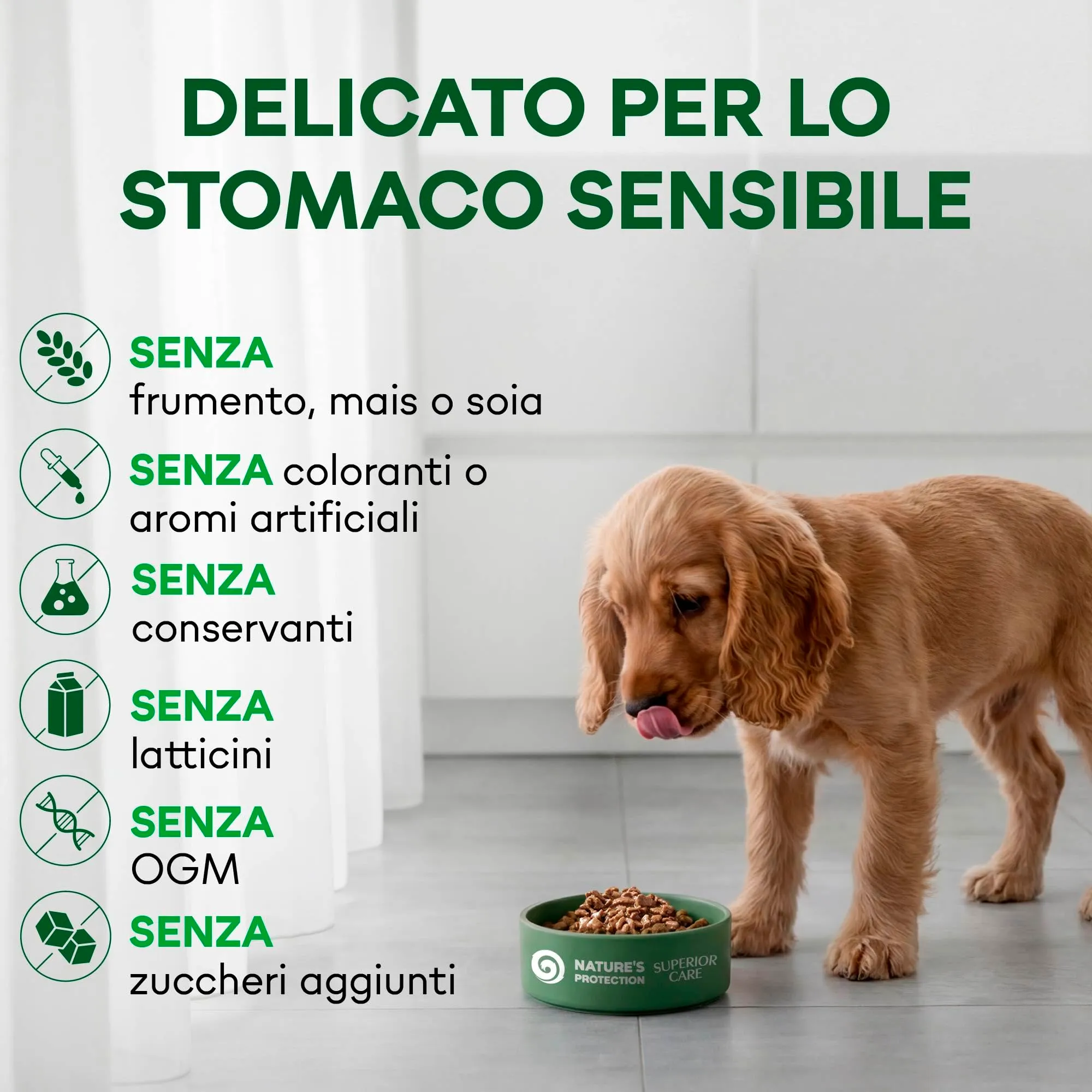 Nature's Protection Superior Care Umido cuccioli, Coniglio 12 x 85 g - immagine 5