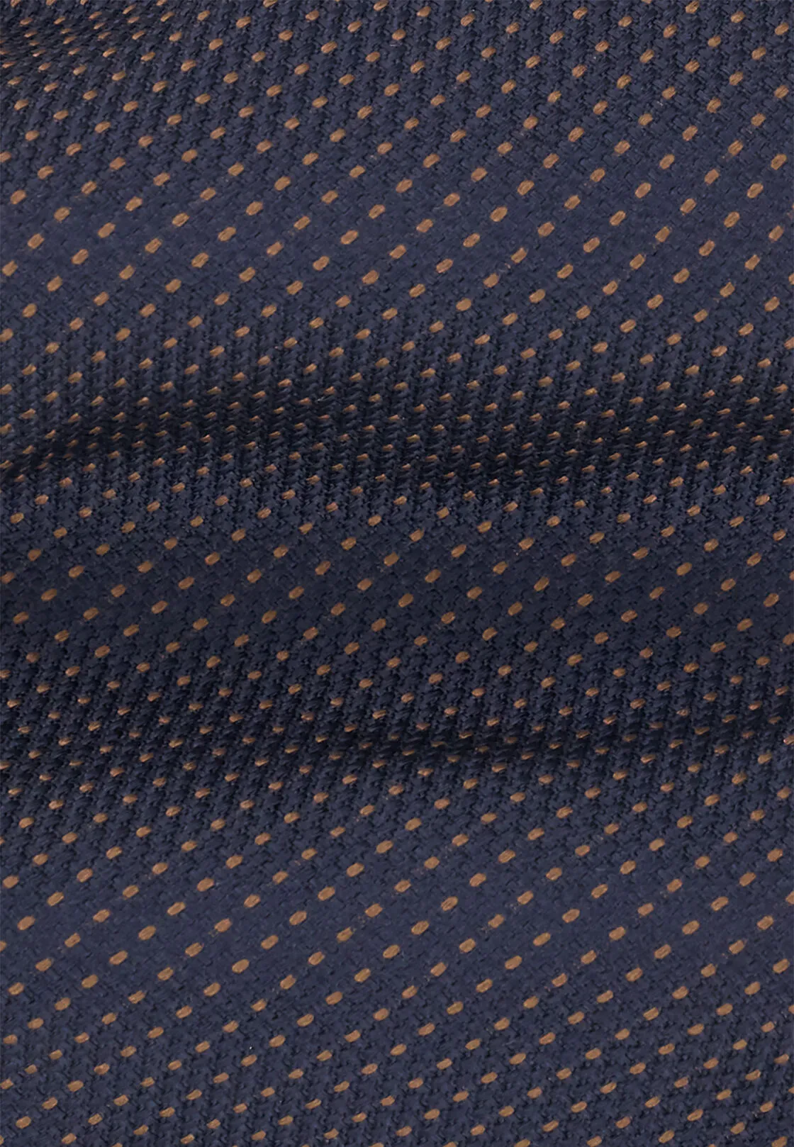 Boggi, Cravatta Jacquard Motivo Micro Pois In Seta, Uomo, Navy - immagine 2