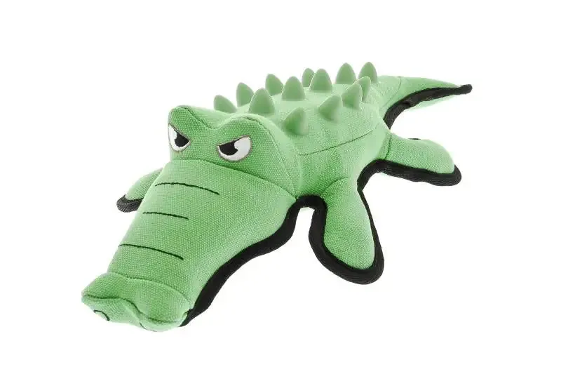 Ferribiella Coccodrillo con Punte in Gomma LLunghezza 39 cm - Giochi per cani - immagine 1