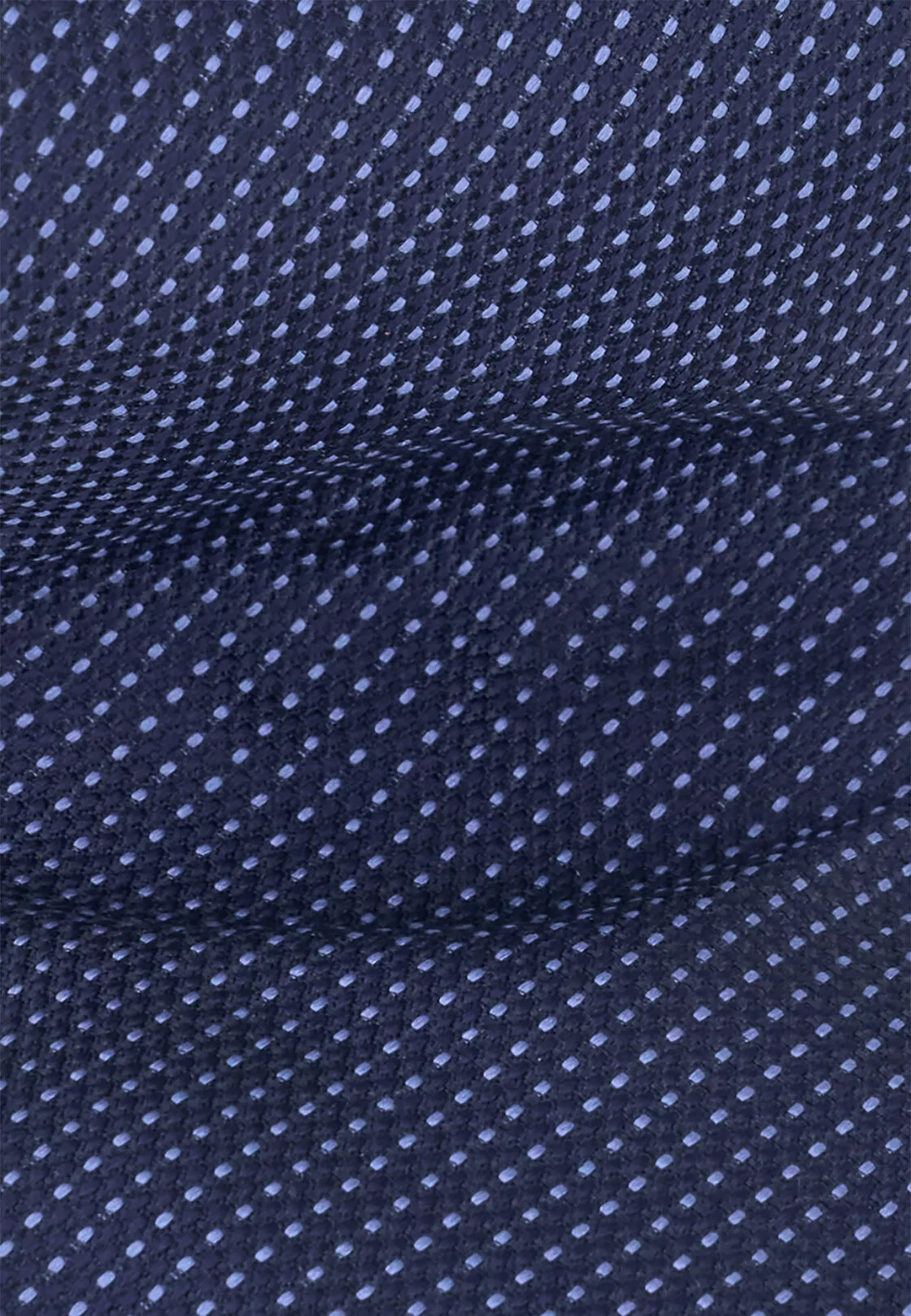 Boggi, Cravatta Jacquard Motivo Micro Pois In Seta, Uomo, Blu - immagine 2