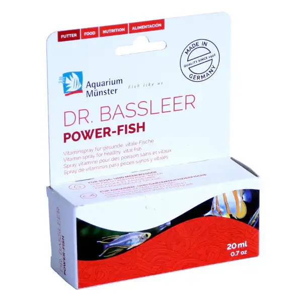Aquarium Munster Dr.Bassleer Power-fish Vitaminspray 20 ml - immagine 1