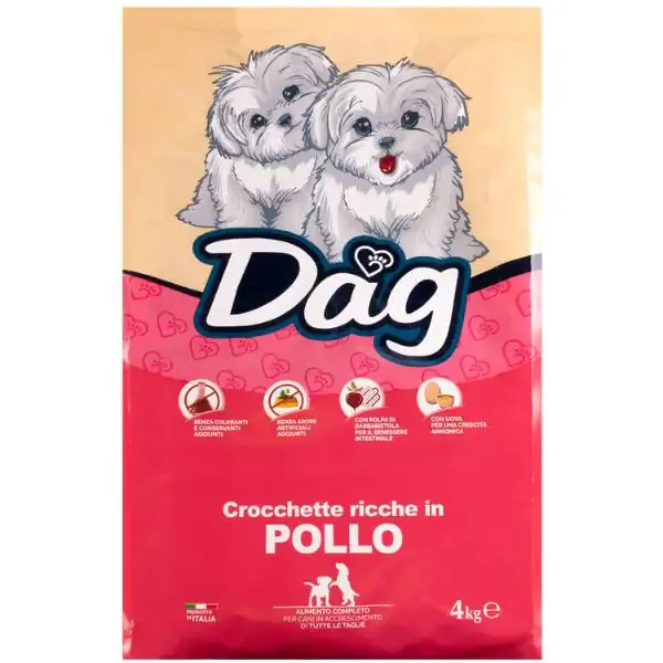 Dag Dog Puppy All Breeds Pollo 4 kg - Croccantini per cani - immagine 1